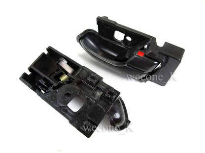 2 x Interior Door Handles Black for Isuzu D-Max (2012-2015)