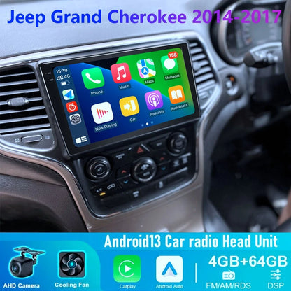Apple CarPlay Android Auto Head Unit for Jeep Grand Cherokee (2014-2017)