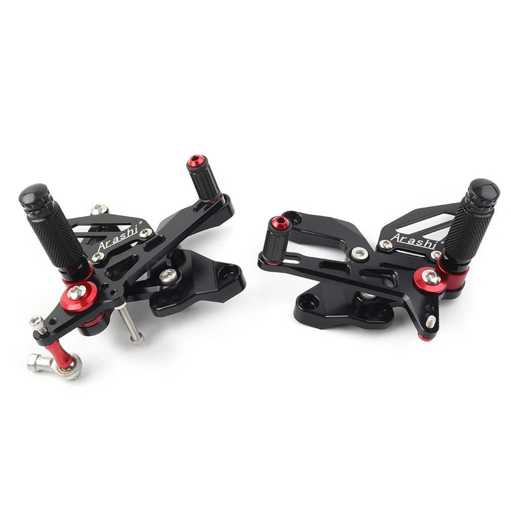 Aluminum Rear Sets Footpegs for Kawasaki Z900 2021-2023 (2 x Black)