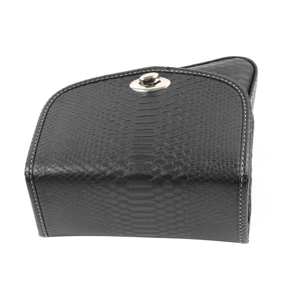 Universal Motorcycle Saddle Bag Luggage Tool Bag Right Side Black