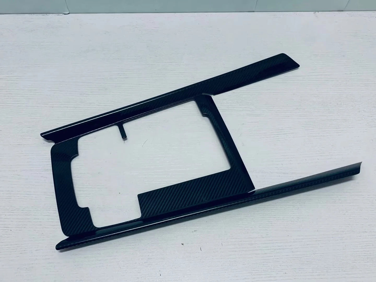 Steel Fiber Gear Shift Box Panel Cover for 2023-2024 Mazda CX-50