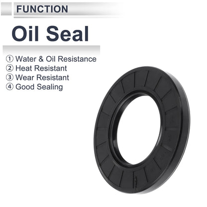 Oil Seal 56x100x10mm Black 5 Pcs Nitrile Rubber Seal Ring for Make Model