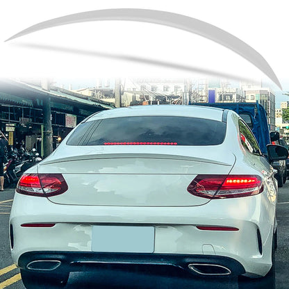 775 Iridium Silver Rear Boot Spoiler for Mercedes Benz C205 (2012-2019)