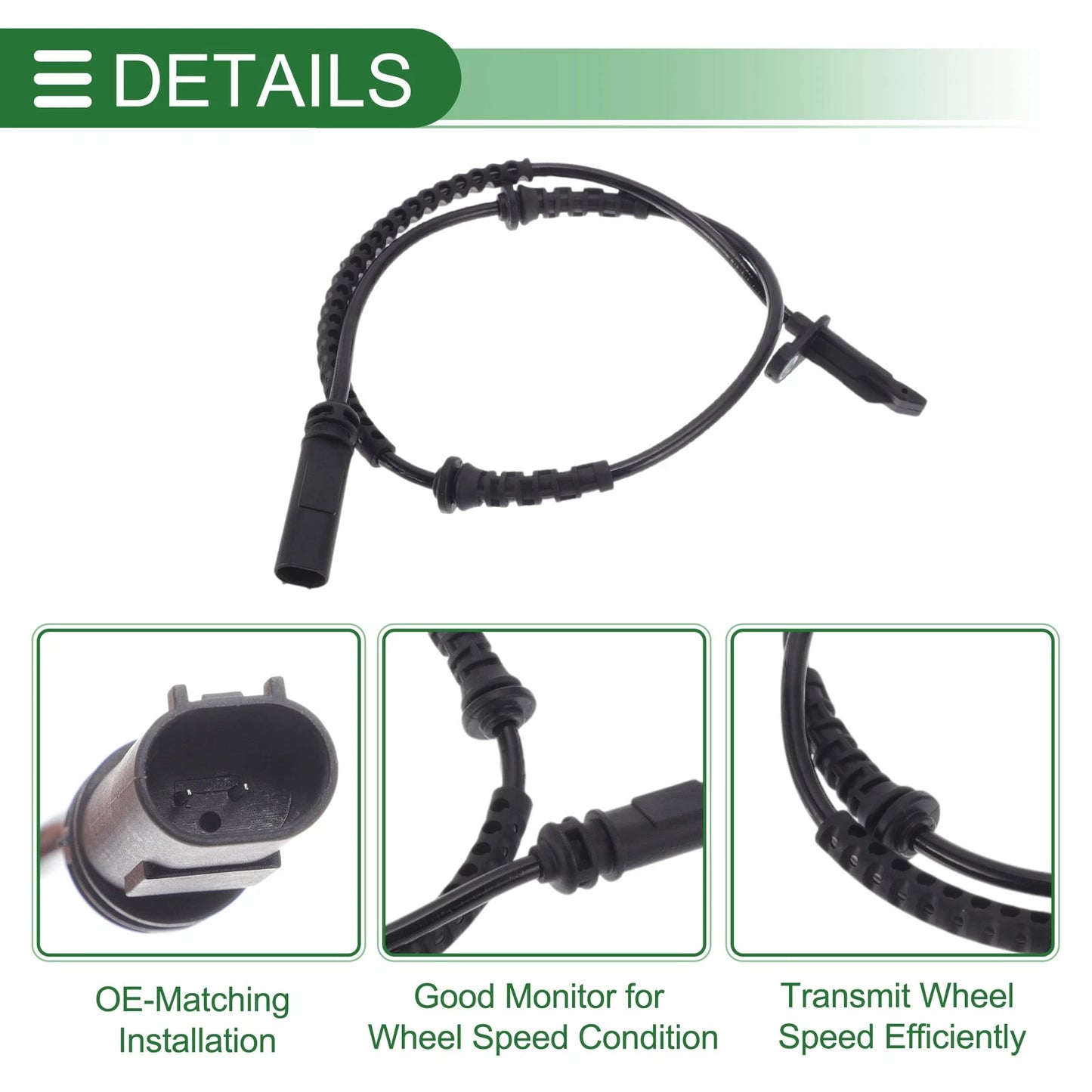 ABS Wheel Speed Sensor for BMW X1 (2016-2019) - 1 x Sensor