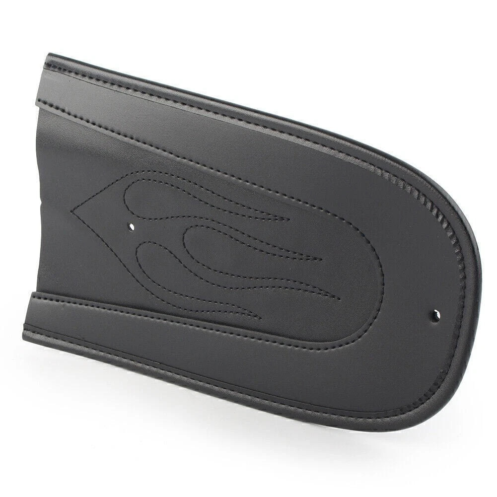 Rear Seat Leather Flame Fender Bib for Harley Sportster XL883 XL1200 (2004-2015)