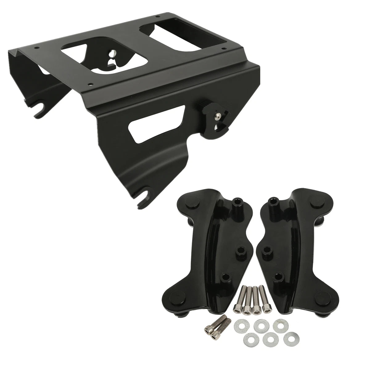 Black Detachable Mounting Rack Docking Kit for Harley Touring (2009 - 2013)
