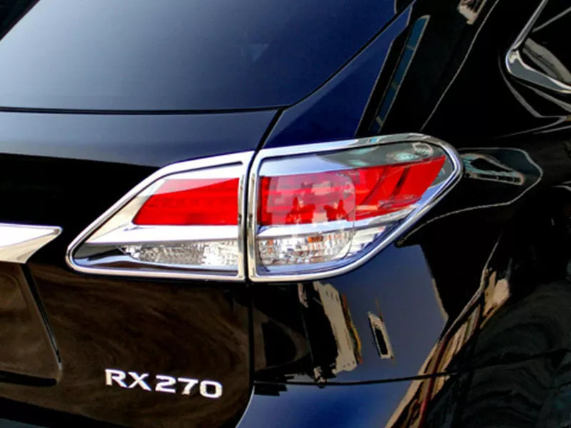 Tail Light Bezel Cover Chrome Trim for Lexus RX350 (2007-2015)