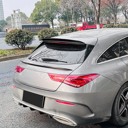 Rear Spoiler Lip for Mercedes Benz X118 CLA200 CLA35 (2019-2023) Gloss Black