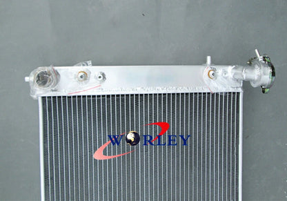 Aluminum Radiator + Black Silicone Hose for Holden Commodore VT VX V6 97-02