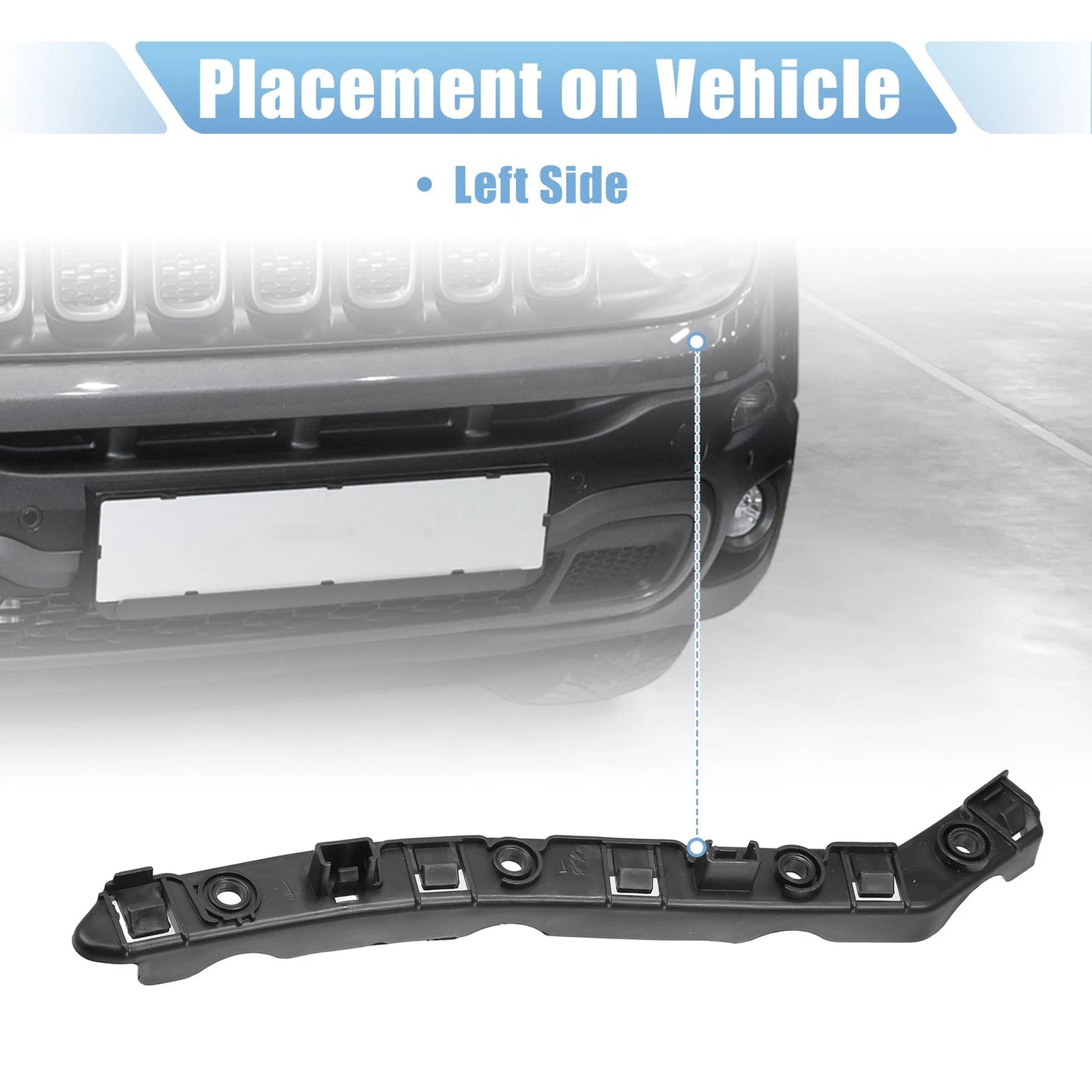 Front Left Bumper Cover Bracket for Jeep Renegade (2015-2023)