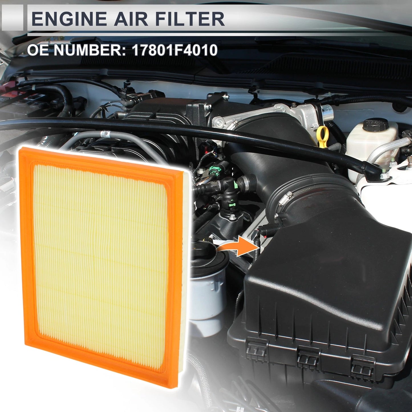 Car Engine Air Filter 2 x for Toyota Sequoia