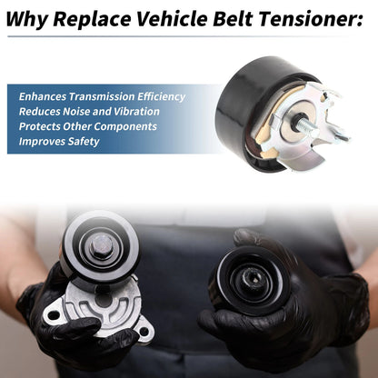 Belt Tensioner for Ford Mondeo (2010-2022) Metal 1 Pc