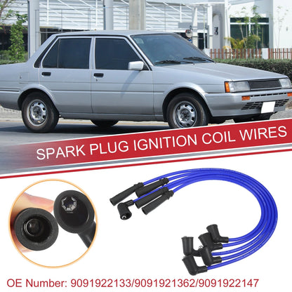 5 x Spark Plug Wire Ignition Coil Cables for Toyota Corolla (1982-1987)