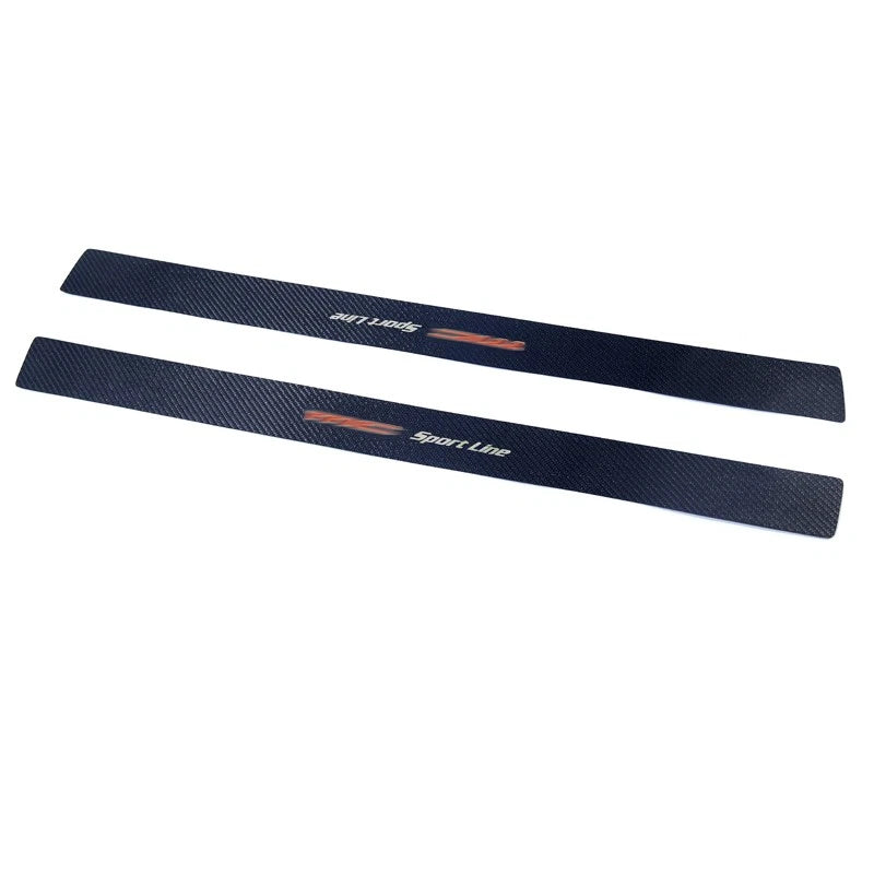 100% Carbon Fiber Door Sill Guard Plate Trim for Maserati GranTurismo GC 2008-19
