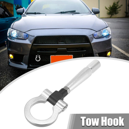 Racing Car Tow Hook Screw On Round Ring for Mitsubishi Lancer EVO X (2008-2015)