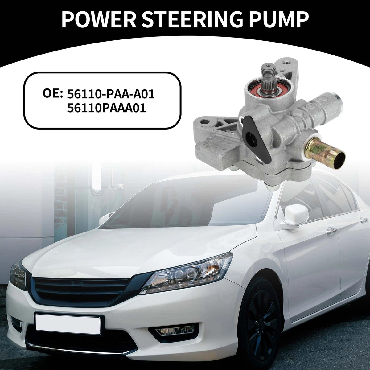 Car Power Steering Pump for Honda Accord (1998-2002)