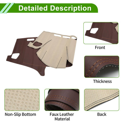 Dashboard Cover Mat for BMW F25 2011-2016 - Brown