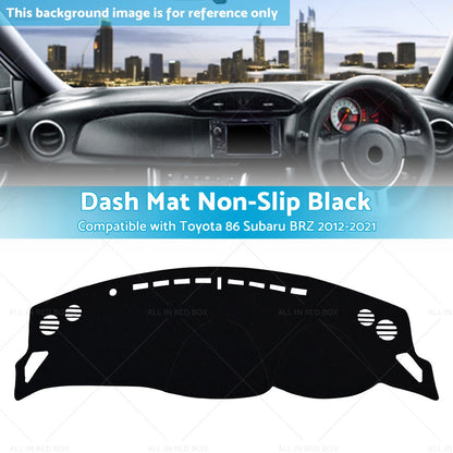 Dash Mat Cover for Toyota 86 Subaru BRZ (2012-2021)