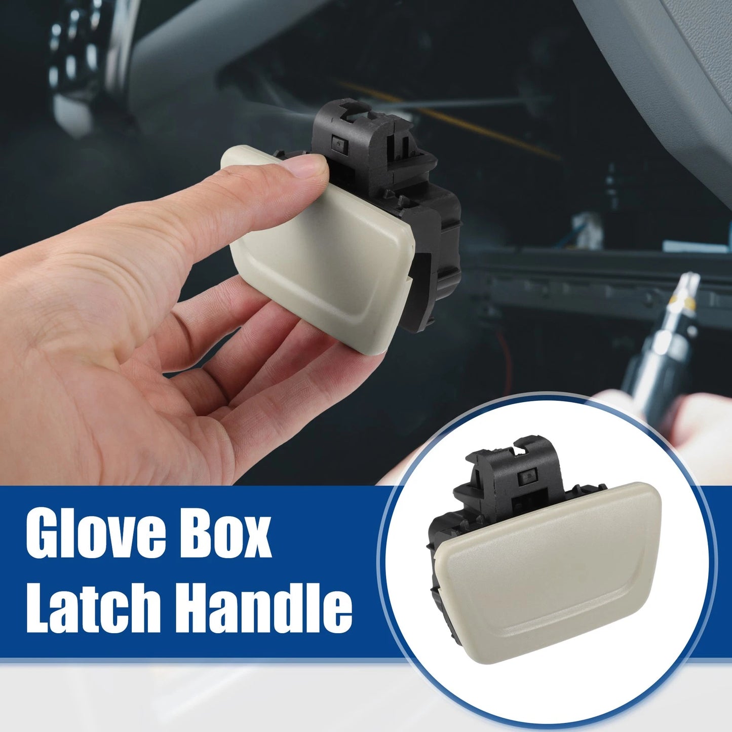Glove Box Latch Handle for Ford Fiesta 2011-2019 - Beige