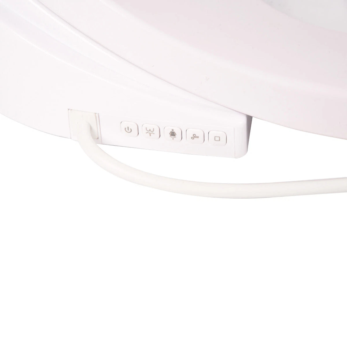 Smart Electric Bidet Washlet Cover for Seat - Remote Control Heated Water Clean