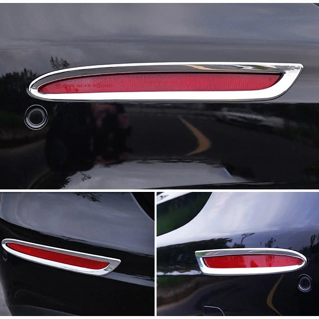 2 x Rear Fog Light Bezel for Mercedes W212 W213 (2010-2023)