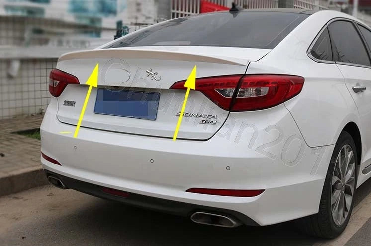 Factory Style Spoiler Wing ABS for Hyundai Sonata MK9 4DR Sedan (2015-2017)