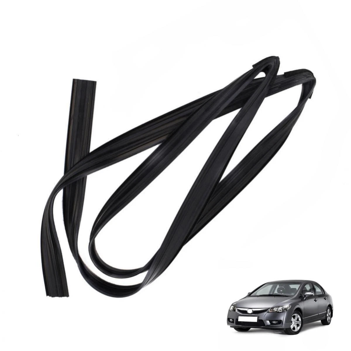 Glass Run Door Channel Rubber Front LH Fits Honda Civic DX FD 4D SED 2006-11 D06