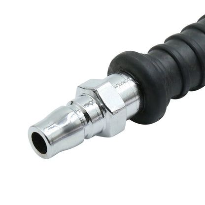 2 x Rubber Handle Metal Valve Tire Inflator Hose for Motorcycle Car
