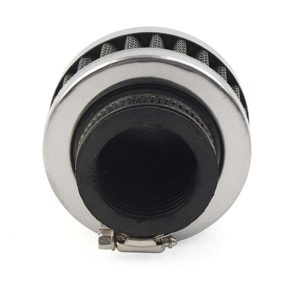 35mm Air Intake Filter Cleaner for Motorcycle - Stainless Steel Mesh
