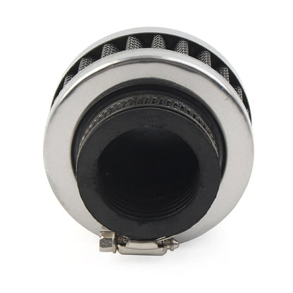 35mm Air Intake Filter Cleaner for Motorcycle - Stainless Steel Mesh