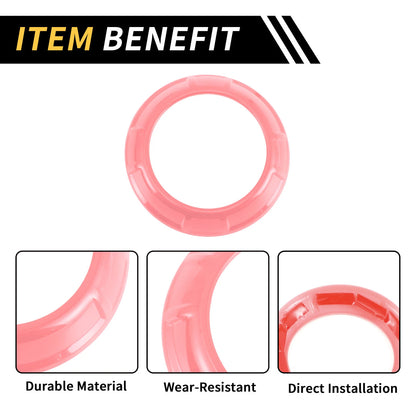 AC Vent Dashboard Decoration Rings for Jeep Wrangler JK JKU (2011-2017) Pink