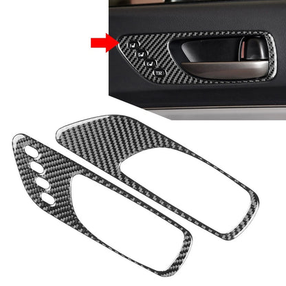 Black Door Handle Cover Trim for Lexus RC300 RC350 RC200T F Sport (2015-2024)