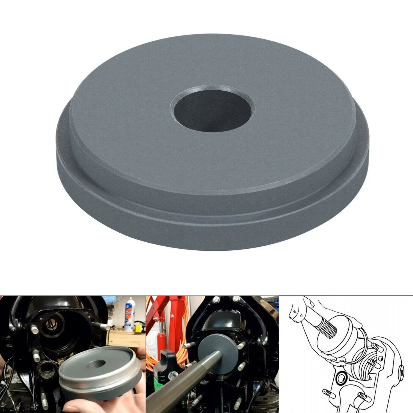 Bellow Ring Retainer Sleeve Installation Tool for Alpha Bravo