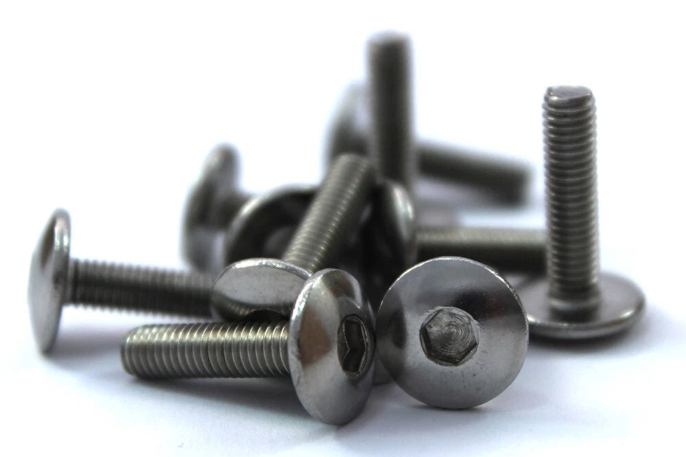 Bolts / 10x 20mm / Pan Head Stainless Steel Fairing Bolts for Suzuki