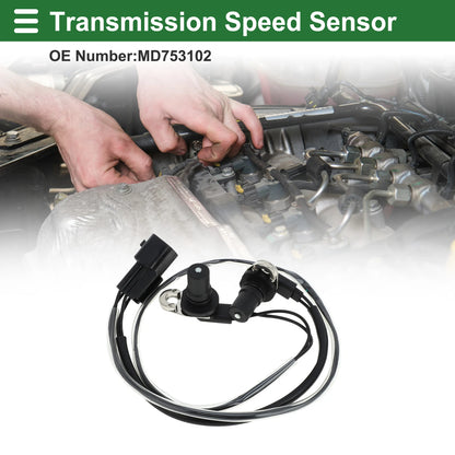 Generator Speed Sensor for Mitsubishi Galant (1993-1997) 1 Pc Black