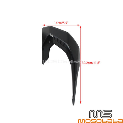 Black Fairing Winglets  Side Fin Trim Covers for Honda CB650R (2018-2024)