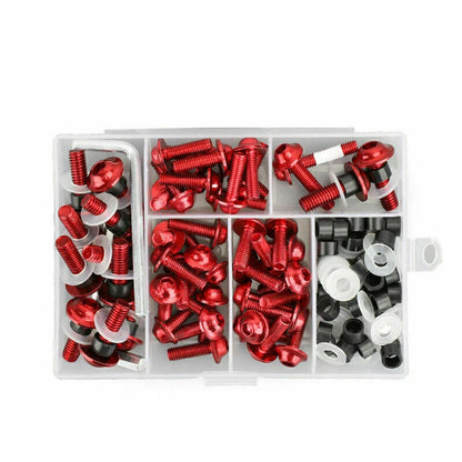 Fairing Screws Set for AH (158) - M5/M6 Red (2020-2023)