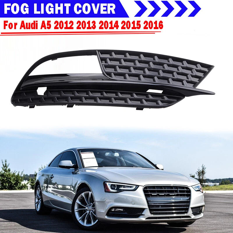 Front Lower Bumper Fog Light Cover for Audi A5 (2012-2015)