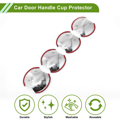 Chrome Silver Door Handle Cup Protectors for Honda Civic (2006-2011) 4 Pcs