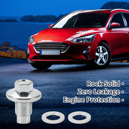 1 Set M14x1.5 1.34" Height Engine Oil Drain Plug with Gasket for Car/Motorcycle