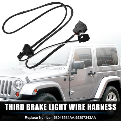 Third Brake Light Wire Harness for Jeep Wrangler JK 2/4 Door (2007-2018)
