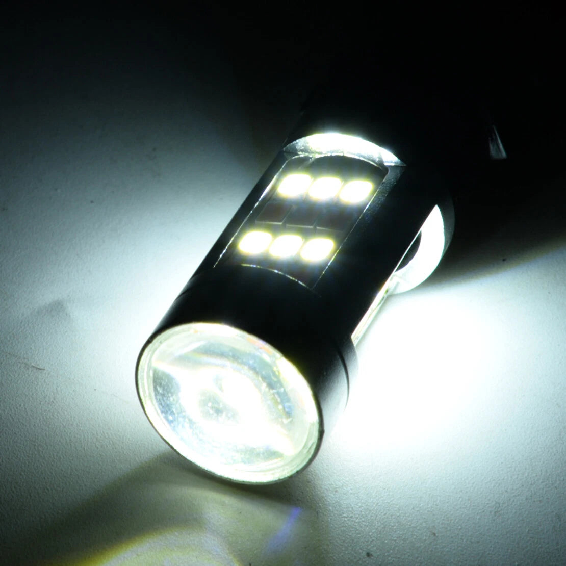 3157 LED DRL Switchback Turn Signal Parking Light Bulbs for Car