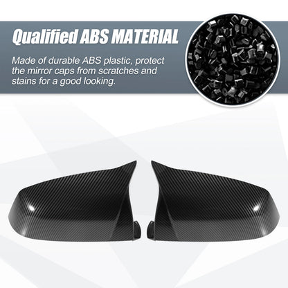 Rearview Mirror Cover Cap Carbon Fiber for BMW 525i 528i 530i 535i (2001-2007)