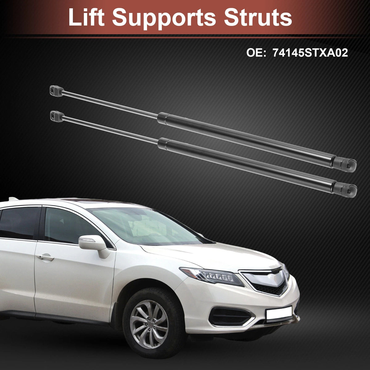 Front Hood Lift Supports Gas Strut for Acura MDX (2007-2013)