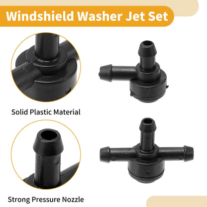 Windshield Washer Nozzle Kit for Volvo V50 (2005-2010) 1 Pcs Fluid Hose