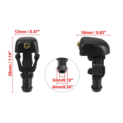 4 x Windshield Washer Nozzles for Ford F150 E150 E250 E350 (2004-2013)