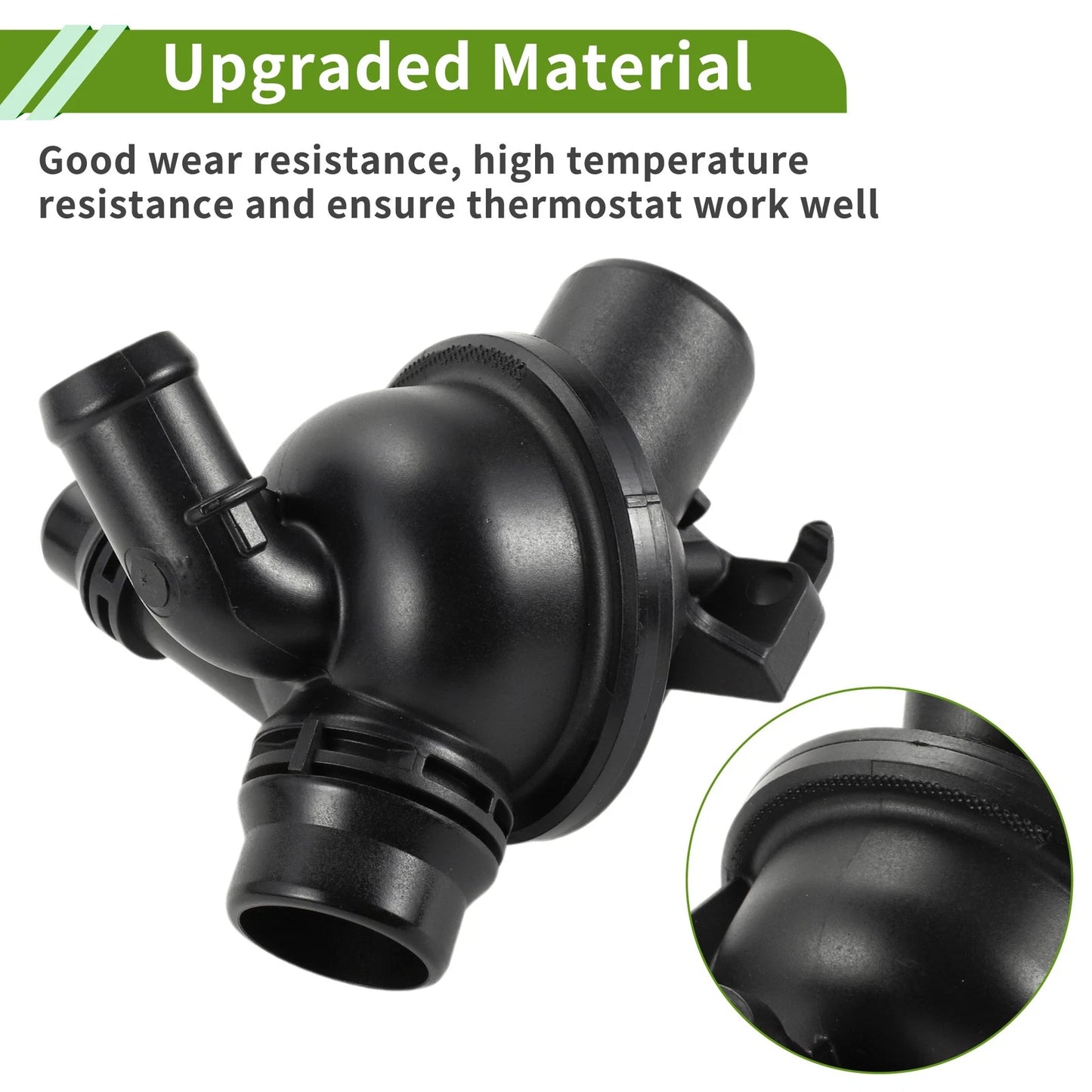 Engine Coolant Thermostat Housing for BMW 640i 3.0L L6 (2012-2018)