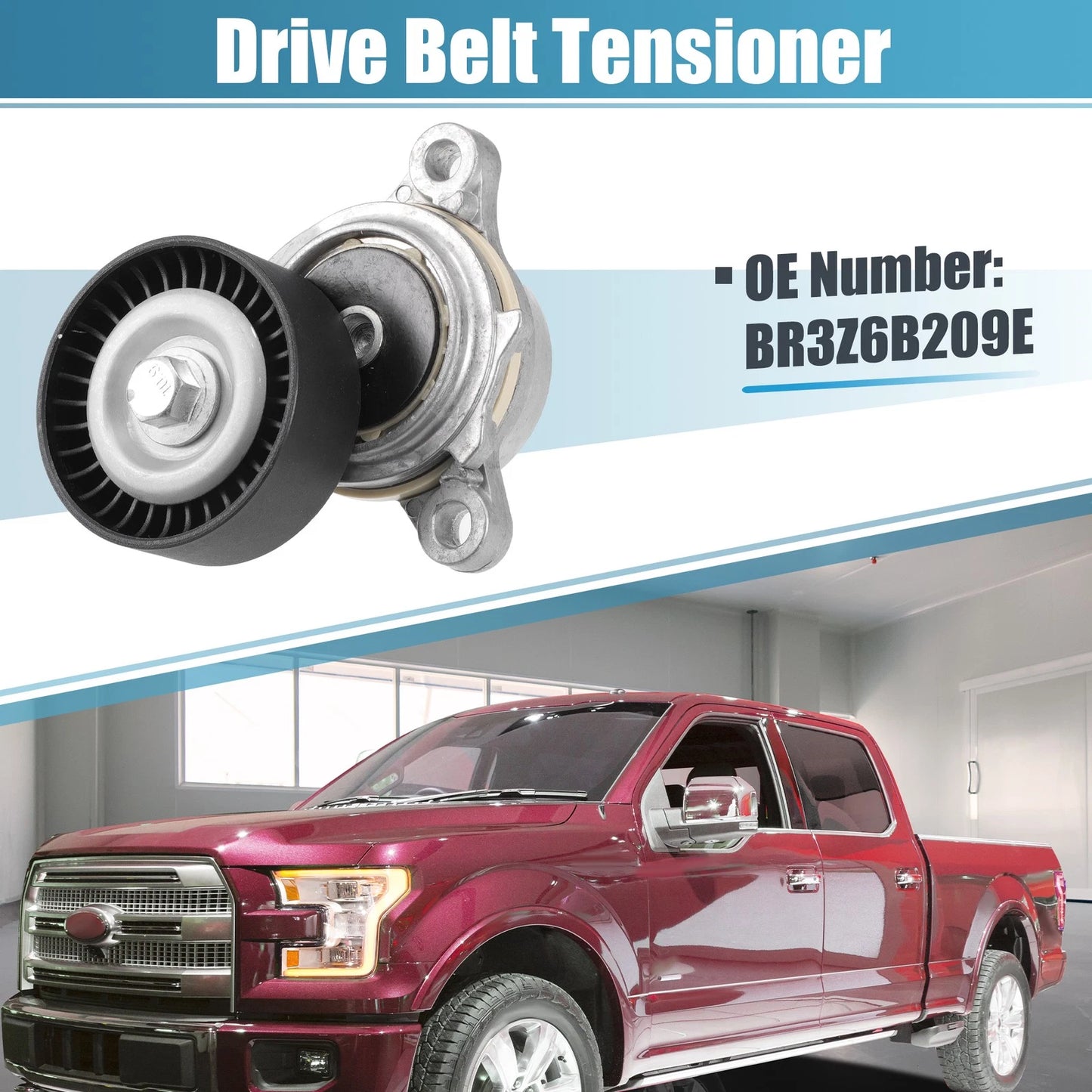 Belt Tensioner Pulley Assembly for Ford Expedition (2015-2023)
