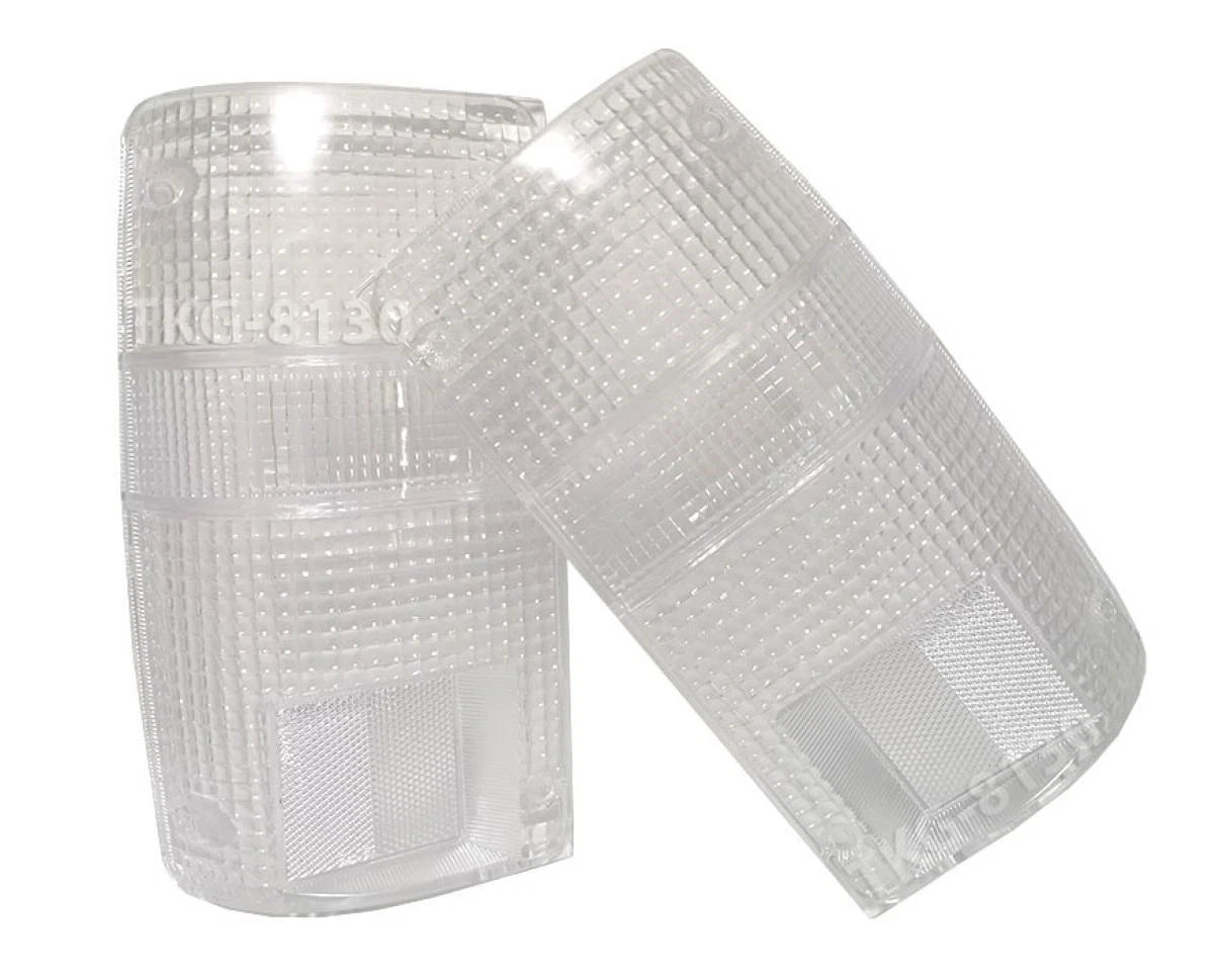 2 x Rear Tail Light Lenses for Toyota Hilux MK3 (1989-1997) Clear