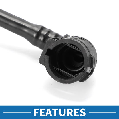 Radiator Hose for BMW 740i (2016 - 2019) Plastic Black 1 Pc